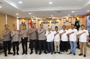 Mantapkan Persiapan PON, Abu Razak Temui Kapolda Aceh