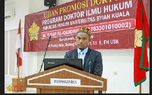Mantan Ketua FPI Aceh Raih Gelar Doktor Ilmu Hukum