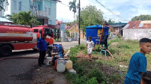 Dalam Dua Hari, 696 Ribu Liter Air Bersih Disalurkan Bagi Warga Lhoknga