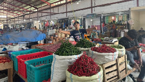 Harga Cabai Rawit di Pasar Almahirah Tembus Rp 45 Ribu Per Kg