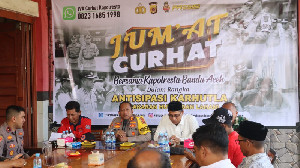 Cegah Karhutla, Wakapolresta Banda Aceh Temui Forkopincam Peukan Bada