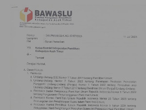 Bawaslu Kembali Temukan Ketidaksesuaian Perhitungan Suara pada PSSU di Aceh Timur