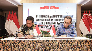 Pertemuan Pertama DCC, Indonesia-Singapura Teken Sejarah Baru Kerja Sama Pertahanan
