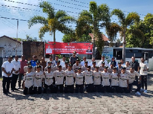 22 Atlet Sepak Bola Aceh Besar Dilepaskan Menuju Popda XVII