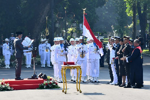 Lantik 906 Perwira TNI-Polri, Ini Pesan Presiden Jokowi