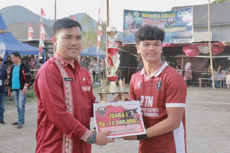 Merpati Tingkem FC Juara Piala PD-RG Futsal Cup 2024