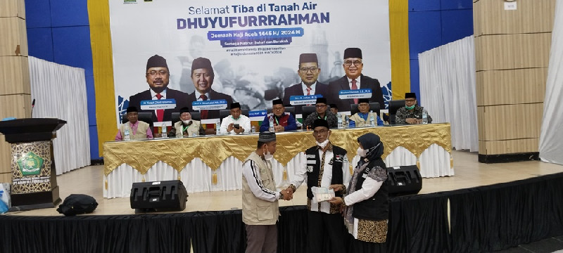 1.562 Jemaah Haji Aceh sudah Kembali ke Tanah Air