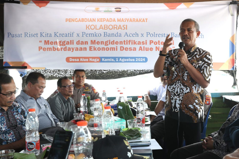 Lembaga Riset Kita Kreatif USK Lakukan Penelitian Potensi Ekonomi Alue Naga