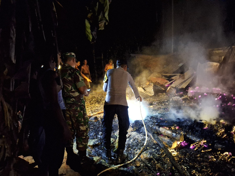 Rumah Kayu di Aceh Utara Ludes Terbakar, Tiga Anak Tewas