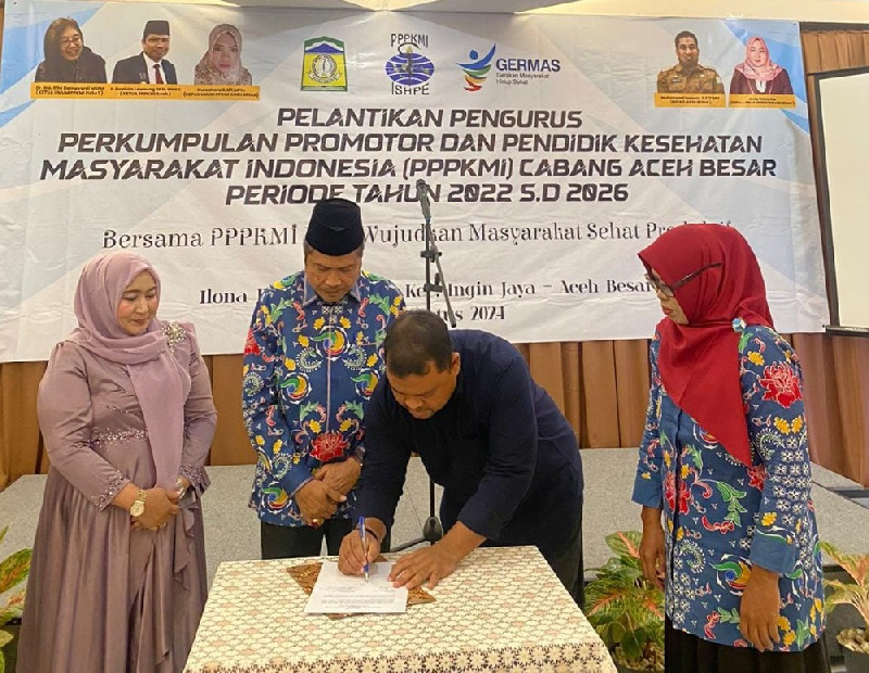 Majukan Kesehatan Masyarakat, Pemkab Dukung Kepengurusan Baru PPPKMI Aceh Besar