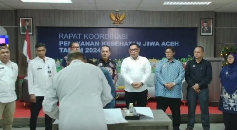 Tingkatkan Pelayanan Kesehatan Jiwa, 11 RSUD Jalin Kerja Sama dengan RSJ Aceh