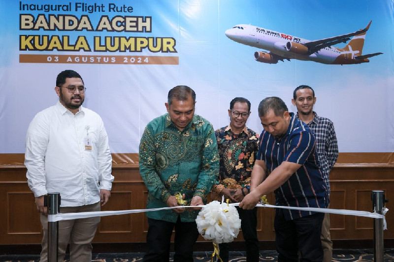 Super Air Jet Resmi Layani Penerbangan Banda Aceh ke Kuala Lumpur dan Medan