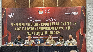 KIP Aceh Tetapkan 81 Anggota DPR Aceh Terpilih 2024-2029