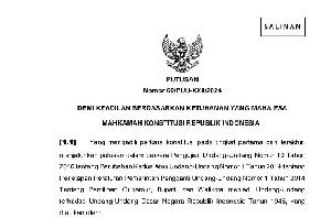 Eks Penyelenggara Pemilu Desak KPU Segera Laksanakan Putusan MK