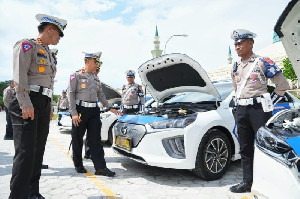 HUT Kemerdekaan Digelar di IKN, Kakorlantas Cek Kesiapan Personel dan Kendaraan Lalu Lintas