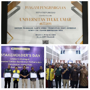 Universitas Teuku Umar Raih Penghargaan Satker Terbaik 2024