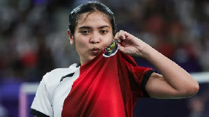 Gregoria Mariska Terjungkal di Semifinal Olimpiade Paris 2024