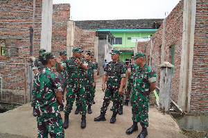 Kasdam IM Tinjau Pembangunan Gedung Alat Medis RS Kesrem TNI-AD Tingkat III