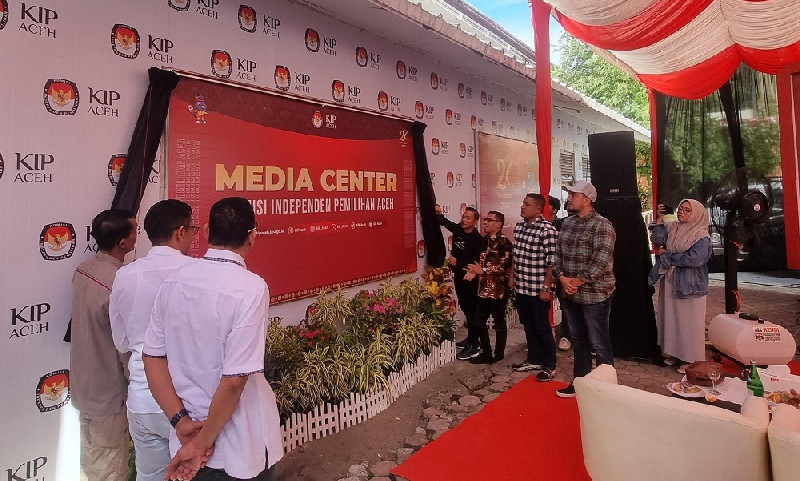 KIP Aceh Resmi Luncurkan Media Center untuk Pilkada 2024