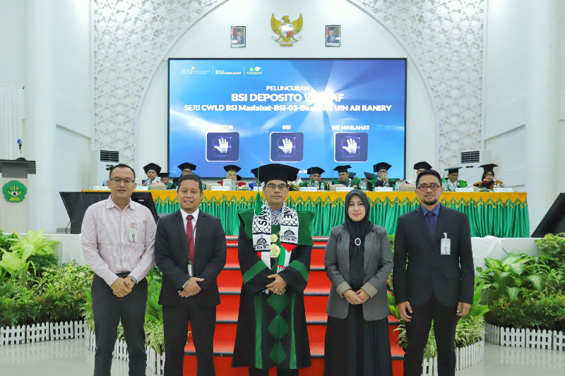 BSI Hadirkan Program Deposito Wakaf Seri 03 Beasiswa UIN Ar Raniry