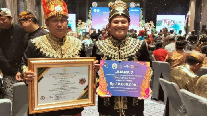 Gampong Cinta Raja Langsa Peringkat 7 Lomba Desa Wisata Nusantara 2024