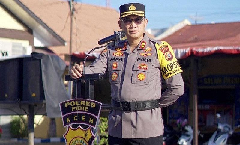 Kapolres Pidie Ajak Masyarakat Berperan Aktif Jaga Keamanan dan Ketertiban selama PON