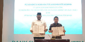 Pemerintah Aceh Tandatangani Kerja Sama Sponsorhip Dukungan Pelaksanaan PON XXI dengan BSI