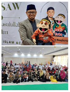 Kak Budi dan Si Sole Pukau Ribuan Anak di Banda Aceh dan Aceh Besar