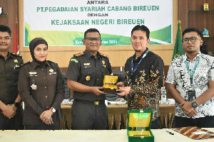 PT Pegadaian Syariah Tandatangani MoU dengan Kajari Bireuen