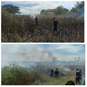 Pembakaran Sampah Tak Terkendali, Lahan di Kajhu Terbakar