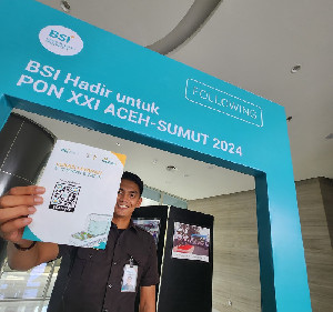 BSI Aceh Luncurkan Flyer Informasi Lokasi Layanan E-Channel Khusus untuk PON XXI