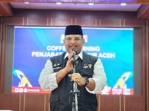 Penjabat Gubernur Aceh Safrizal Jamu Awak Media dalam Coffee Morning