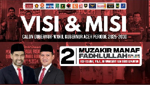 Mualem-Fadhlullah Usung Visi Aceh Islami dan Maju