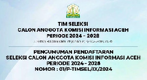 Pemerintah Aceh Buka Seleksi Calon Anggota KIA Periode 2024-2028