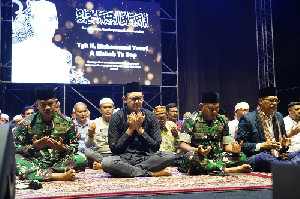 Hadiri Tahlil, Bondan Prakoso: Terima Kasih Pak Danrem, Kami Bangga Aceh