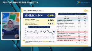 BPS: Inflasi 2,12 Persen di Agustus 2024, Beras dan Bensin Jadi Pemicu Utama