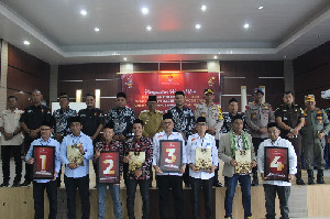 KIP Aceh Jaya Laksanakan Penetapan Nomor Urut Paslon Bupati dan Wakil Bupati