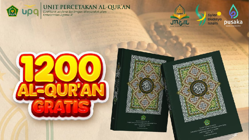 Kemenag Bagikan 1.200 Mushaf Al-Quran Gratis di Expo MTQ Nasional