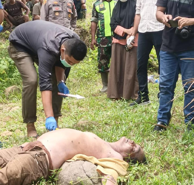 Pria Paruh Baya Ditemukan Tewas di Area PT Satya Agung