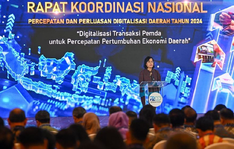 Sri Mulyani: Digitalisasi Transaksi Pemerintah untuk Percepatan Pertumbuhan Ekonomi