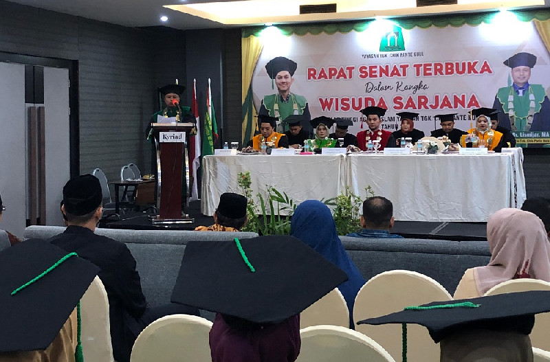 STAI Tgk Chik Pante Kulu Gelar Rapat Senat Terbuka, 51 Lulusan S-1 Diwisuda