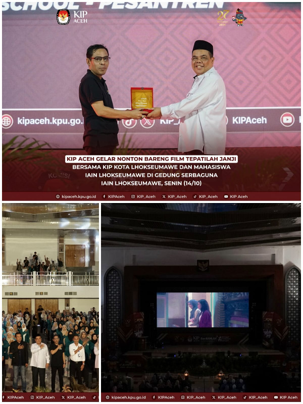 KIP Aceh Gelar Nobar Film 'Tepatilah Janji' di Lhokseumawe