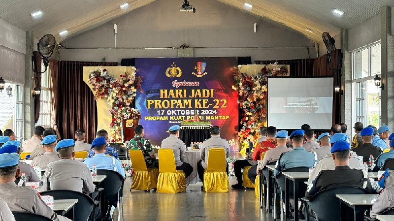 Peringati Hari Jadi Ke-22, Kapolda Aceh: Propam Berperan Vital Jaga Disiplin dan Profesionalisme