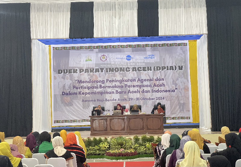 Duek Pakat Inong Aceh 2024 Bahas Peningkatan Pemenuhan Hak Perempuan