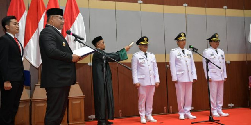 Pj Gubernur Aceh Lantik Tiga Penjabat Bupati