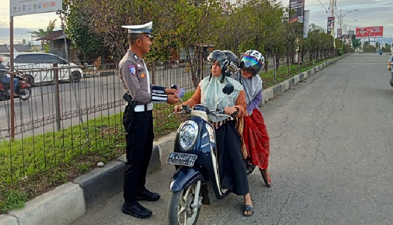 Kasatlantas Polres Pidie: 600 Pengendara Terjaring Razia