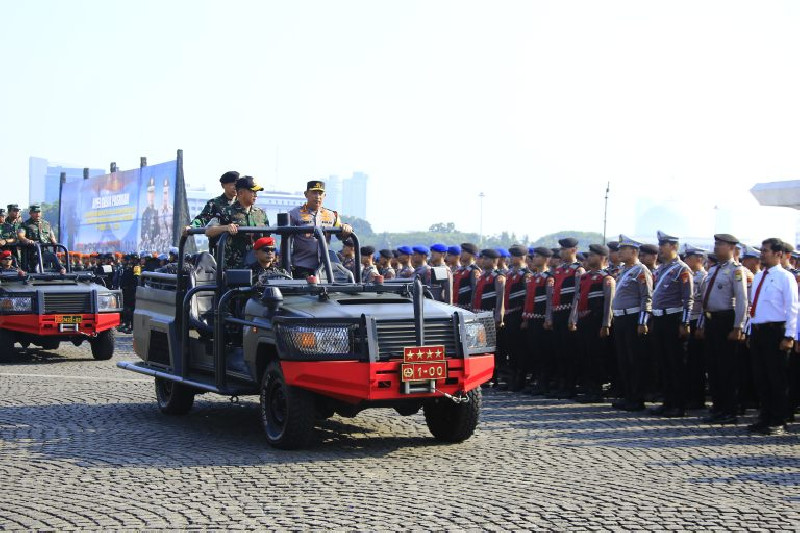 115.000 Personel TNI-Polri Siap Amankan Pelantikan Prabowo-Gibran