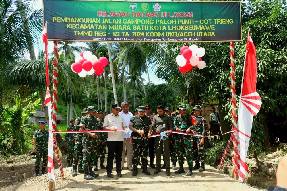 TMMD di Dua Wilayah Aceh Sukses