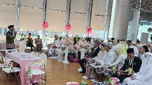 36 Pasang WNI Nikah Massal di Taiwan