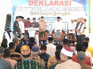 Mantan Kombatan GAM Aceh Utara Deklarasi Dukung Bustami-Fadhil Rahmi